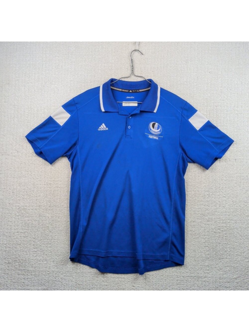 Y2K Montreal Carabins x Adidas Polo Université de Montréal UDEM Football Sz L